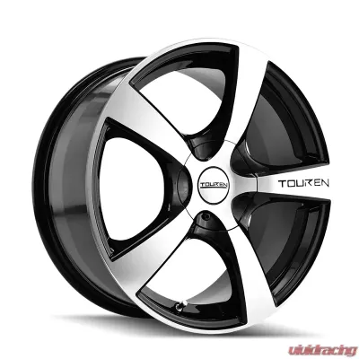 Touren TR9 3190 Wheel 18x8 5x100/5x114.3 40mm 72.62mm Gloss Black Machined - 3190-8803M