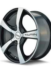 Touren TR9 3190 Wheel 18x8 5x100/5x114.3 40mm 72.62mm Gloss Black Machined                                     - 3190-8803M - Image 2