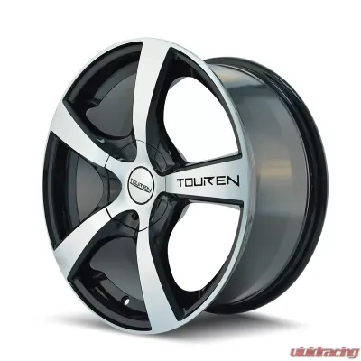 Touren TR9 3190 Wheel 18x8 5x100/5x114.3 40mm 72.62mm Gloss Black Machined - 3190-8803M