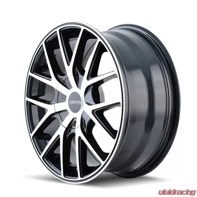 Touren TR60 3260 Wheel 16x7 5x110/5x115 42mm 72.62mm Gloss Black Machined - 3260-6711B