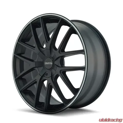Touren TR60 3260 Wheel 20x8.5 5x112/5x120 40mm 74.1mm Matte Black Machined - 3260-2809MB