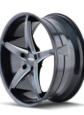 Touren TR70 3270 Wheel 17x7.5 5x114.3 40mm 72.62mm Gloss Black Milled                                     - 3270-7765B - Image 2
