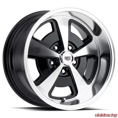 109 Magnum 20X9.5 5X120.65 0MM Poliished Black Gloss 40 Lbs Polished Aluminum Wheels 109 Classic Magnum Series REV Wheels - 109P-2956100