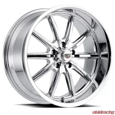 110 Classic Icon Series 17x7 5x114.3 0MM Chrome REV Wheel - 110C-7706500