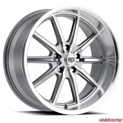 110 Classic Icon Series 20x8 5x127 | 5x5 0mm Anthracite Machined Face And Machined Lip REV Wheel - 110S-2807300