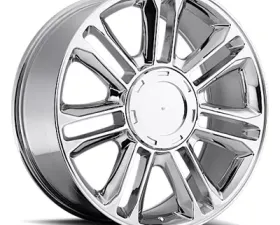 Escalade24X10 6X139.7 +30MM 54 Lbs Chrome Aluminum Wheels 585 OE Replica Series REV Wheels