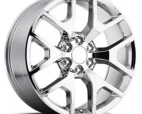 GMC 20X9 6X139.7 +32MM 41 Lbs Chrome Aluminum Wheels 586 OE Replica Series REV Wheels
