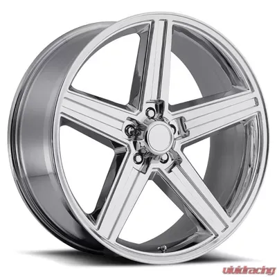 IROC 20X9 5x127 | 5x5 0mm 37 Lbs Chrome Aluminum Wheels 652 OE Replica Series REV Wheels - 652C-0950
