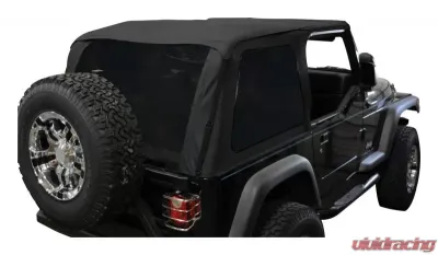 RT Offroad Black Diamond Bowless Replacement Top w/ Tinted Windows for 97-06 TJ w/o Unltd. Jeep 1997-2006 - BRT10035