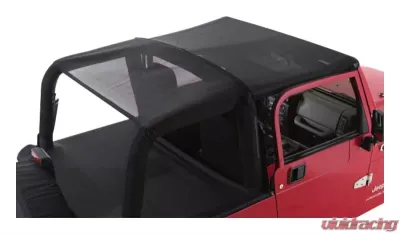 RT Offroad Black Mesh Combo Beach Topper for 2007-2018 Jeep JK Wrangler w/ 2 Doors Jeep Wrangler 2007-2018 - CB30011