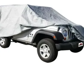 RT Offroad Gray 3 Layer Full Car Cover for Misc. 02-06 Jeep TJ Wrangler w/ Unlimited Pkg Jeep Wrangler 2004-2006