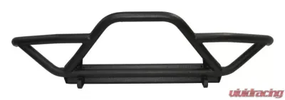 RT Offroad Black Textured Front Tube Bumper w/ Stinger for YJ & TJ Wranglers Jeep Front - RT20009