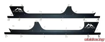 RT Offroad Rocker Panel Jeep Wrangler 2007-2018 - RT20035