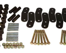 RT Offroad Hd Shackle Kit, Left and Right, Front & Rear, Black, Greasable, 3/4