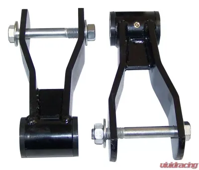 RT Offroad HD Shackle Kit for 84-01 XJ Cherokee and 86-92 MJ Comanche Jeep Rear - RT21045