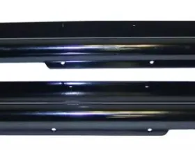 RT Offroad Rocker Panel Guards for 1997-2006 Jeep TJ Wrangler, Black Gloss, Incl. Hardware Jeep