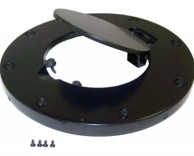 RT Offroad Black Non-Locking Fuel Door for Jeep JK Wrangler; 2 or 4 Door Jeep Wrangler 2007-2018