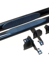 RT Offroad Black Tubular Side Steps for Jeep JK Wranglers w/ 2-Doors Jeep Wrangler 2007-2018                                     - RT26059 - Image 2