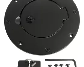 RT Offroad Black Locking Fuel Door for 1997-2006 Jeep TJ Wrangler Jeep 1997-2006