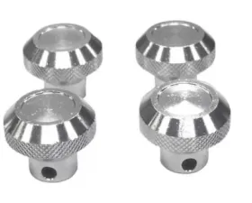 RT Offroad Billet Aluminum Dash Control Knob Set for 76-86 Jeep CJ-5, CJ-7, CJ-8; Set of 6 Jeep
