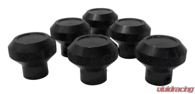 RT Offroad Dash Control Knob Set, Black, Set of 6 Jeep - RT27002