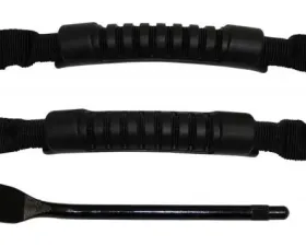 RT Offroad Interior Door Handle Kit for TJ Wranglers, Incl. 2 Black Nylon & Rubber Handles Jeep N/A