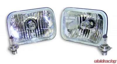 RT Offroad Rectangular Halogen Light Conversion Kit for 79-01 Jeep SJ, MJ, XJ, YJ, J-Series Jeep - RT28005