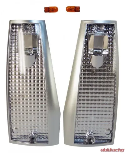 RT Offroad Clear Side Marker Light Kit - 84-96 XJ Cherokee, MJ Comanche w/o Duel Headlights Jeep Front Left - RT28027