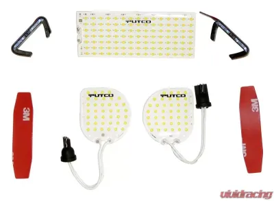 RT Offroad LED Dome Light Kit for 2011-2018 Jeep JK Wrangler w/ 4 Doors; Includes 3 Lights Jeep Wrangler 2011-2018 - RT28043