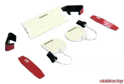 RT Offroad LED Dome Light Kit for 2011-2018 Jeep JK Wrangler w/ 4 Doors; Includes 3 Lights Jeep Wrangler 2011-2018 - RT28043