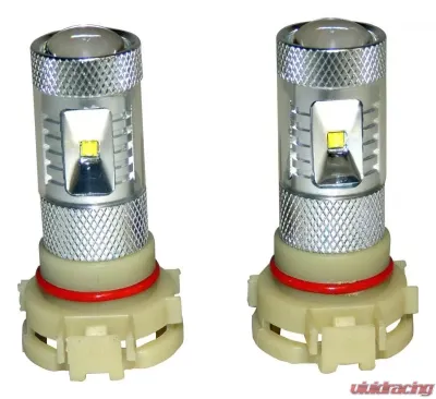 RT Offroad PSX24W Fog Lamp Bulb Kit for Select 10-18 Jeep JK, WK, KL, MK; Set of 2 - RT28049