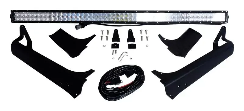 50\ LED Light Bar and Windshield Bracket Kit for 1997-2006 Jeep TJ Wrangler Jeep 1997-2006 - RT28095