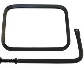 RT Offroad (1) Left or Right Black Textured Trail Mirror for 76-18 Jeep CJs, YJ, TJ, JK, JL Jeep N/A