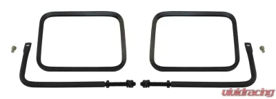RT Offroad Left & Right Black Textured Trail Mirror Set for 76-18 Jeep CJs, YJ, TJ, JK, JL Jeep Left and Right - RT30005