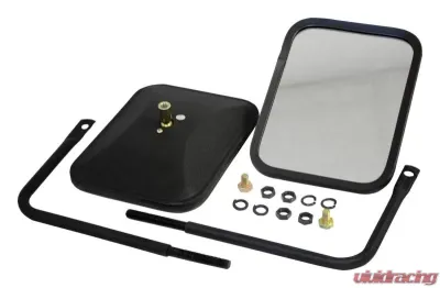 RT Offroad Left & Right Black Textured Trail Mirror Set for 76-18 Jeep CJs, YJ, TJ, JK, JL Jeep Left and Right - RT30005