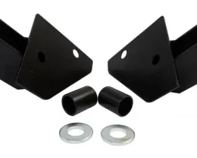 RT Offroad Black Mirror Relocation Bracket Set for 87-95 Jeep YJ Wrangler; Left & Right Jeep Wrangler 1987-1995