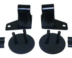 RT Offroad Left & Right Black Mirror Relocation Bracket Set for Jeep 2007-2018 JK Wrangler Jeep Wrangler 2007-2018