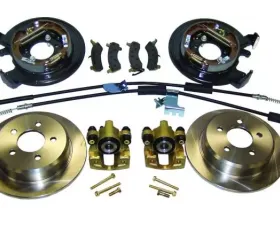RT Offroad Disc Brake Conversion Kit, Rear, Dana 35, w/o ABS Jeep Rear