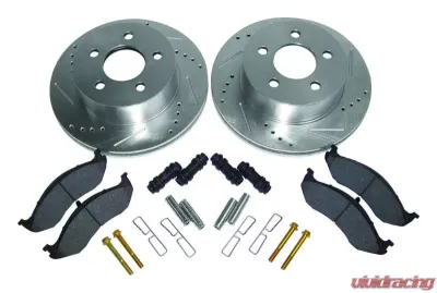 RT Offroad Front Performance Brake Kit for Jeep TJ, XJ, Drilled & Slotted Rotors & Hardware Jeep Front - RT31012