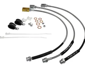 RT Offroad Stainless Steel Brake Hose Kit for 82-86 Jeep CJ-5, CJ-7, CJ-8 w/ up to 4