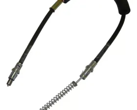 RT Offroad Left Parking Brake Cable for 1987-90 YJ Wrangler w/ Rear Disc Conv.; 32.75