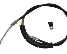 RT Offroad Right Parking Brake Cable for 1991-95 YJ Wrangler w/ Rear Disc Conv.; 69.75