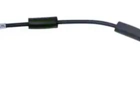 RT Offroad Left Parking Brake Cable for 1991-95 YJ Wrangler w/ Rear Disc Conv.; 37.5
