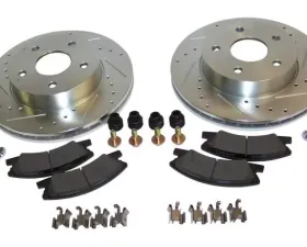 RT Offroad Front Performance Brake Kit for Jeep WJ, WG, Drilled & Slotted Rotors & Hardware Jeep Grand Cherokee Front 1999-2004