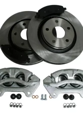 RT Offroad Jeep JK Wrangler Front Big Brake Kit w/ Vented Rotors & Dual Piston Calipers Jeep Wrangler Front 2007-2018                                     - RT31046 - Image 2