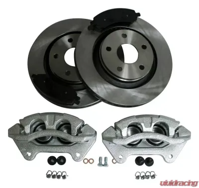 RT Offroad Jeep JK Wrangler Front Big Brake Kit w/ Vented Rotors & Dual Piston Calipers Jeep Wrangler Front 2007-2018 - RT31046