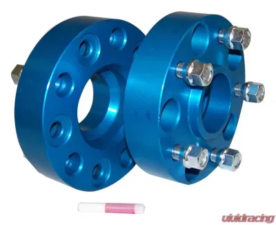 RT Offroad 1.5" Wide Blue Anodized Wheel Spacer Set for 99-19 Jeep JK, WJ, WK, XK Jeep - RT32004