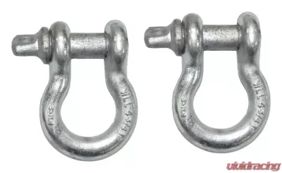 RT Offroad D-Ring Set, Silver, Pair - RT33005