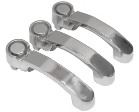 RT Offroad 3 Stainless Steel Door Handles for 07-18 Jeep JK Wrangler (2 Doors & Tailgate) N/A
