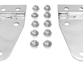 RT Offroad Stainless Steel Hood Hinge Set, Left & Right Jeep